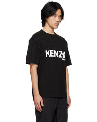 Kenzo Black Paris Boke Flower T Shirt
