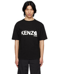 Kenzo Black Paris Boke Flower T Shirt