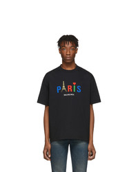 Balenciaga Black Paris Love T Shirt