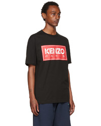 Kenzo Black Paris T Shirt