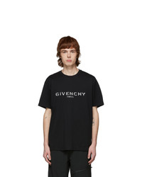 Givenchy Black Paris T Shirt