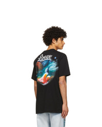 Loewe Black Paulas Ibiza Airbrush Print T Shirt