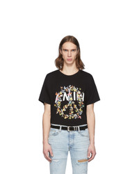 Amiri Black Peace Butterfly T Shirt