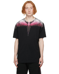 Marcelo Burlon County of Milan Black Pink Wings T Shirt