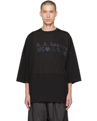 A. A. Spectrum Black Portrait T Shirt