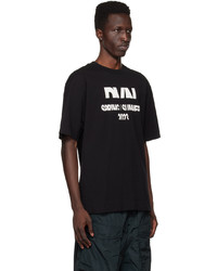 Dries Van Noten Black Print T Shirt