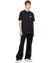 Raf Simons Black Printed T Shirt