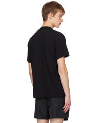 Palm Angels Black Printed T Shirt