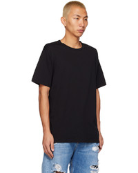 Balmain Black Printed T Shirt