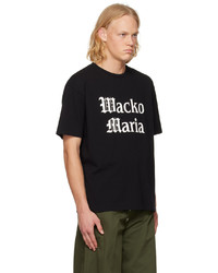 Wacko Maria Black Printed T Shirt