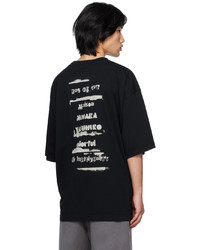Miharayasuhiro Black Printed T Shirt