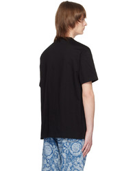 Versace Black Printed T Shirt