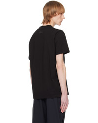 Moncler Black Printed T Shirt