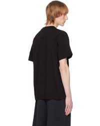 Moncler Black Printed T Shirt