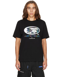 AAPE BY A BATHING APE Black Printed T Shirt