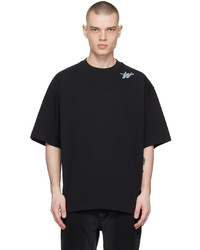 We11done Black Printed T Shirt