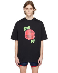 Acne Studios Black Printed T Shirt