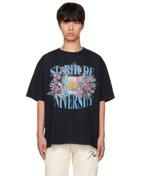 Rhude Black Printed T Shirt