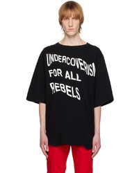 Undercoverism Black Printed T Shirt