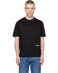Emporio Armani Black Printed T Shirt
