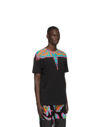 Marcelo Burlon County of Milan Black Psychedelic Wings T Shirt