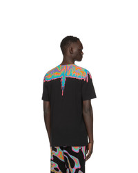 Marcelo Burlon County of Milan Black Psychedelic Wings T Shirt