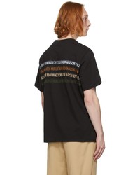MAISON KITSUNÉ Black Puma Edition Engineered T Shirt
