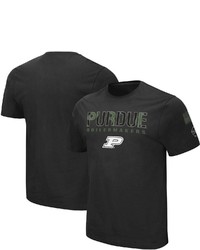 Colosseum Black Purdue Boilermakers Big Tall Oht Military Appreciation Informer T Shirt At Nordstrom