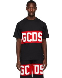 Gcds Black Red Logo Band T Shirt