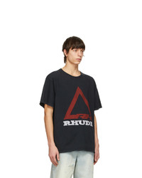 Rhude Black Rhonda 2 T Shirt