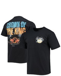 CHECKERED FLAG Black Richard Petty Crown Of The King T Shirt
