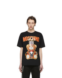 Moschino Black Ring Leader Bear T Shirt