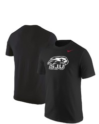 Nike Black Saint Josephs Hawks Logo Color Pop T Shirt