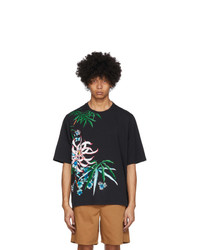 Kenzo Black Sea Lily T Shirt