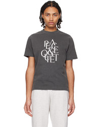 Museum of Peace & Quiet Black Serif T Shirt