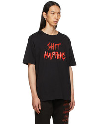 Ashley Williams Black Shit Happens T Shirt