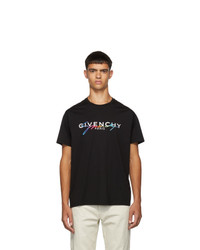 Givenchy Black Signature Logo T Shirt