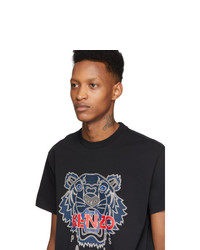 Kenzo Black Silicone Tiger T Shirt