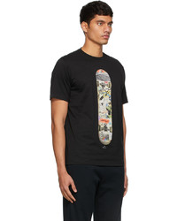 Ps By Paul Smith Black Skateboard T Shirt