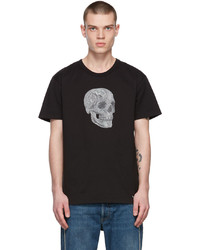 Alexander McQueen Black Skull Print T Shirt