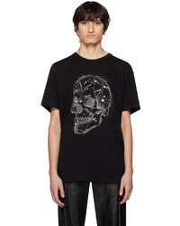 Alexander McQueen Black Skull Print T Shirt
