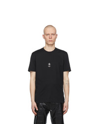 Givenchy Black Slim Fit Cross T Shirt