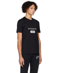Givenchy Black Slim Fit Print T Shirt