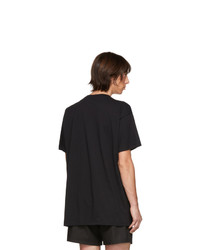 Raf Simons Black Smiley Oversized T Shirt