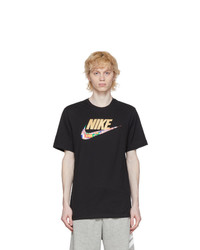 Nike Black Sportswear Preheat Swoosh T Shirt