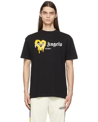 Palm Angels Black St Moritz Sprayed T Shirt