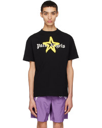Palm Angels Black Star Sprayed T Shirt