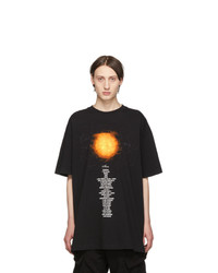 Vetements Black Sun Planet Number T Shirt