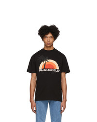 Palm Angels Black Sunset T Shirt