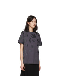 McQ Alexander McQueen Black Swallow Boyfriend T Shirt